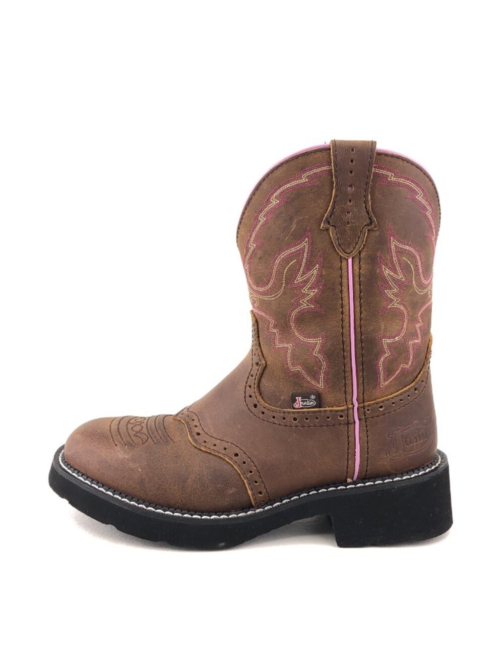 Justin Gypsy Gemma 8" General Toe Western Boots 8 B